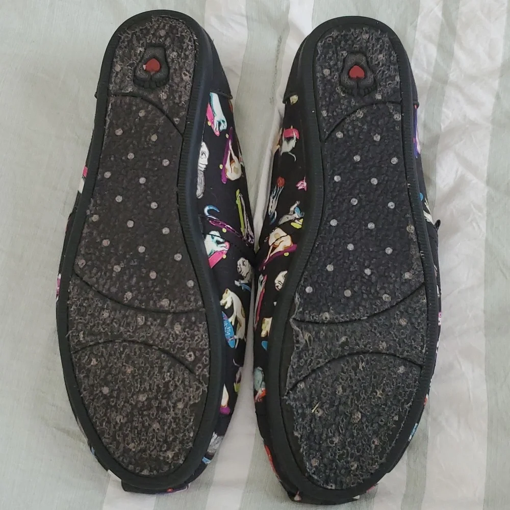 BOBS Dogs Skateboarding Slip-ons Sz 6.5 - Picture 5 of 8